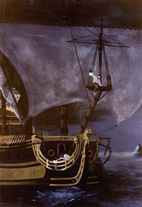 65 Schiff im Eismeer (Ausschnitt)