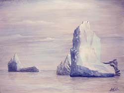 Eisberge (lila) (R�ckseite der CD "Prision & Sanctuary")
